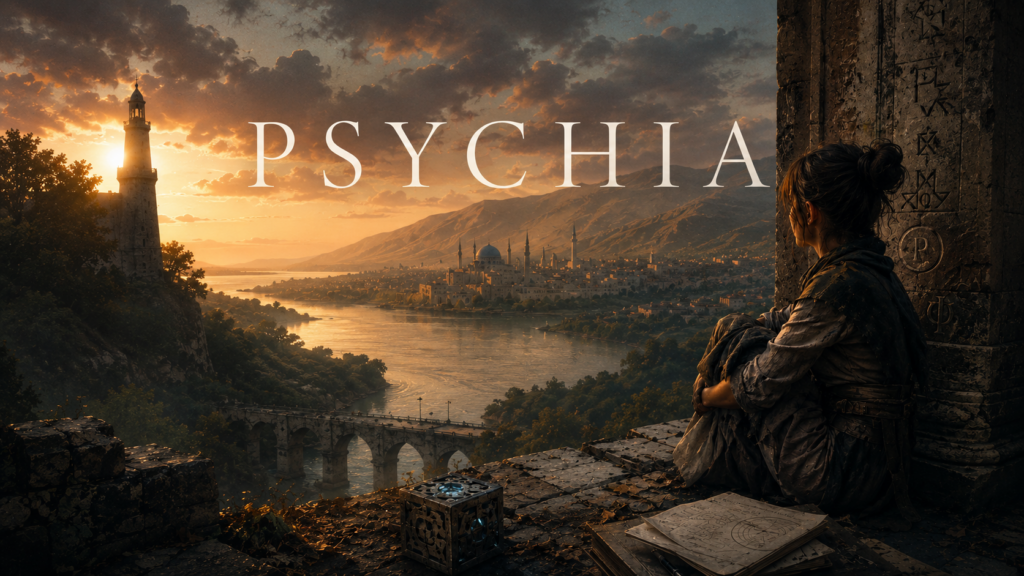 Psychia, omslagsbild
