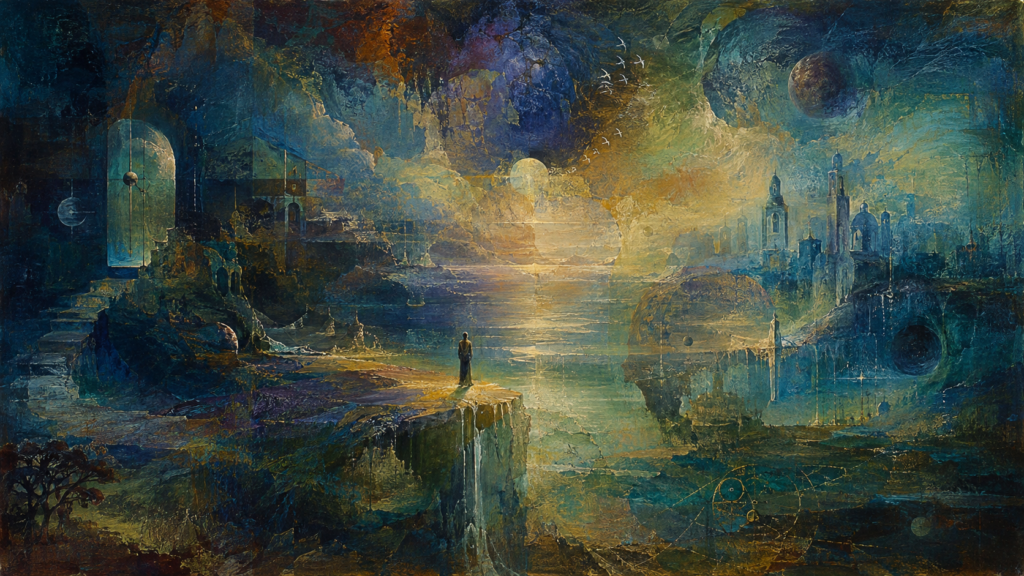 Psychia, Oil on canvas, 1972, by Lyra Beaumont