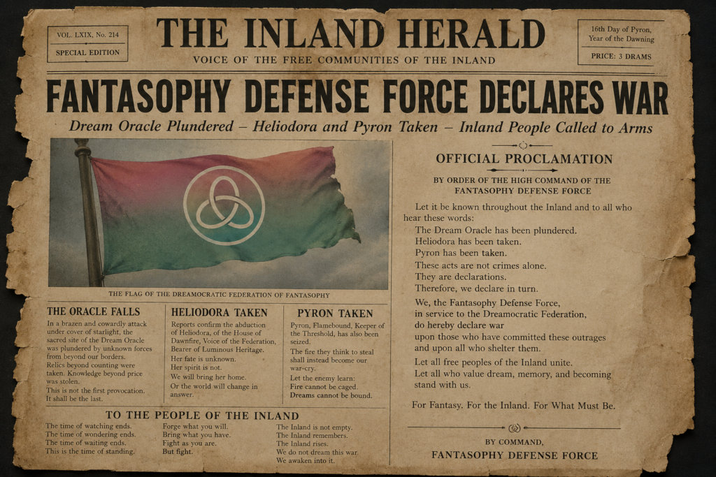 War Declaration Inland Herald